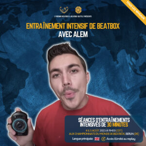 Entraînement intensif de beatbox avec Alem aux championnats du monde de beatbox 2023