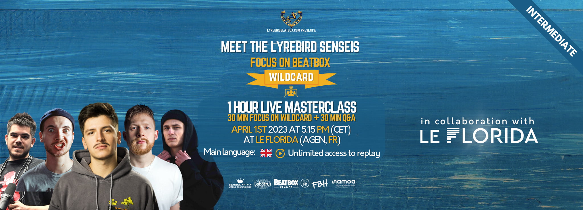 Meet the Lyrebird senseis - Focus on beatbox wildcard @ Le Florida 2023