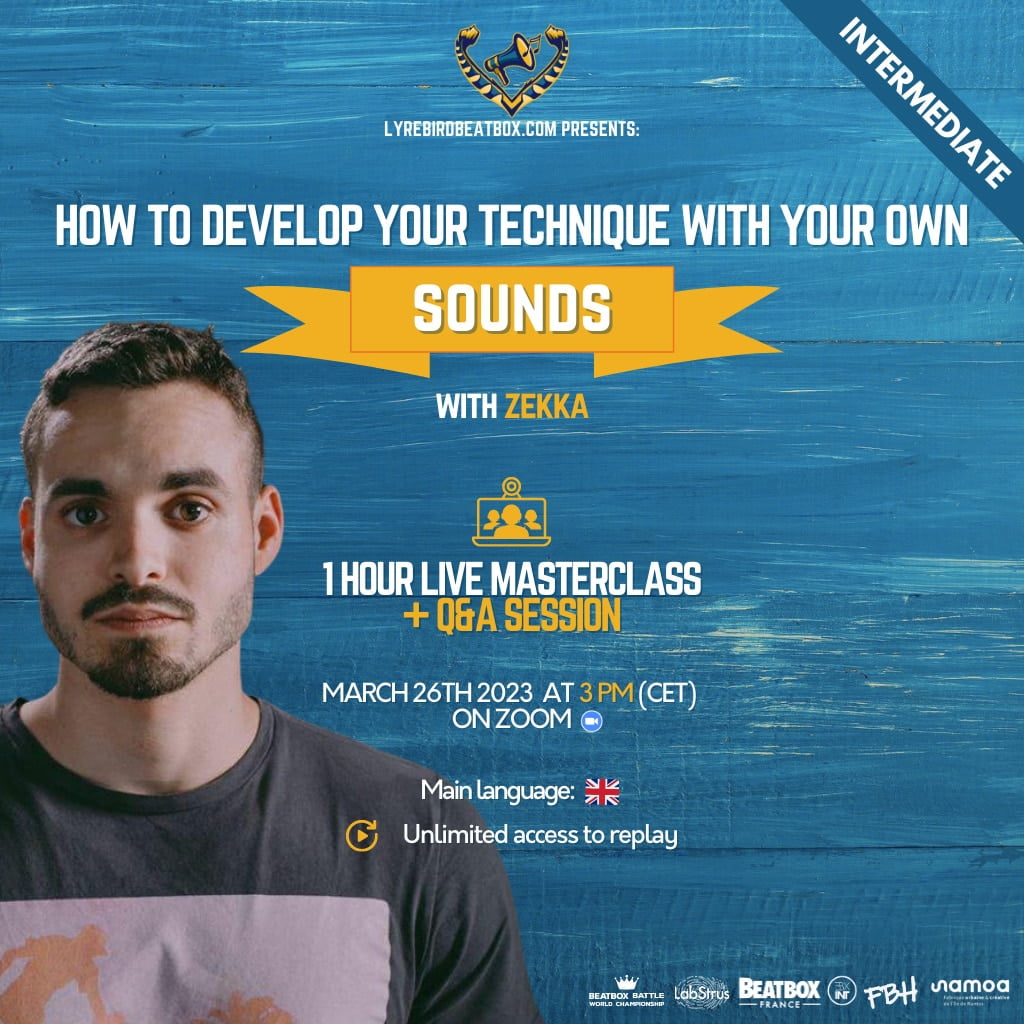 How to develop your technique with your own sounds with Zekka