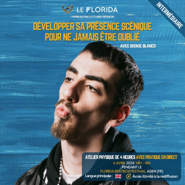 Développer sa présence scénique pour ne jamais être oublié avec Bookie Blanco