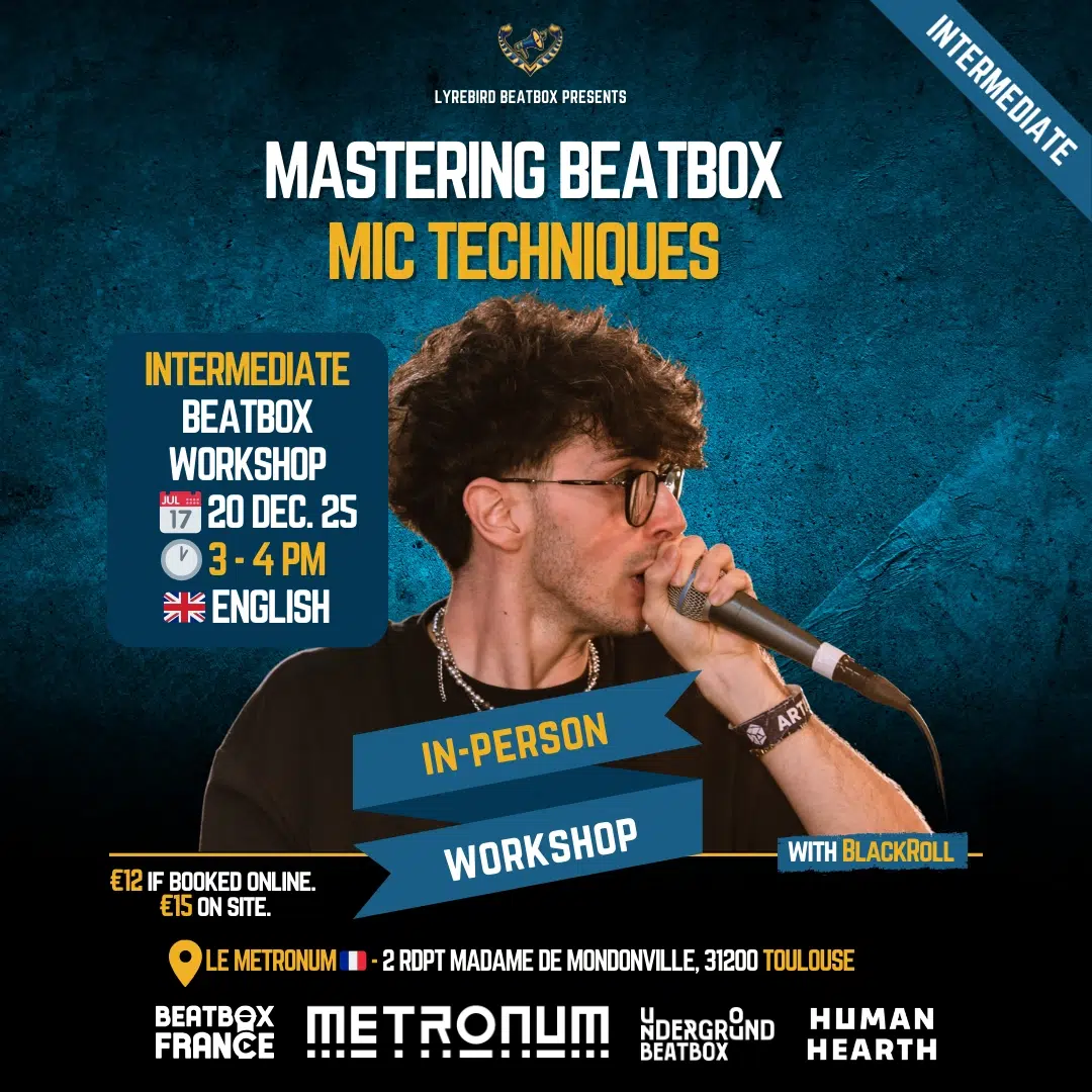 Mastering Beatbox Mic Techniques with BlackRoll - Beatbox Workshop at the French Beatbox Championships 2025